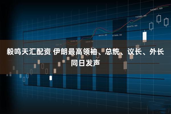 毅鸣天汇配资 伊朗最高领袖、总统、议长、外长同日发声
